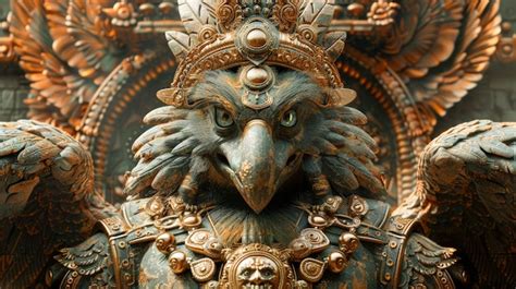  Paean to Garuda -  Intricate Detailing and Vibrant Hues